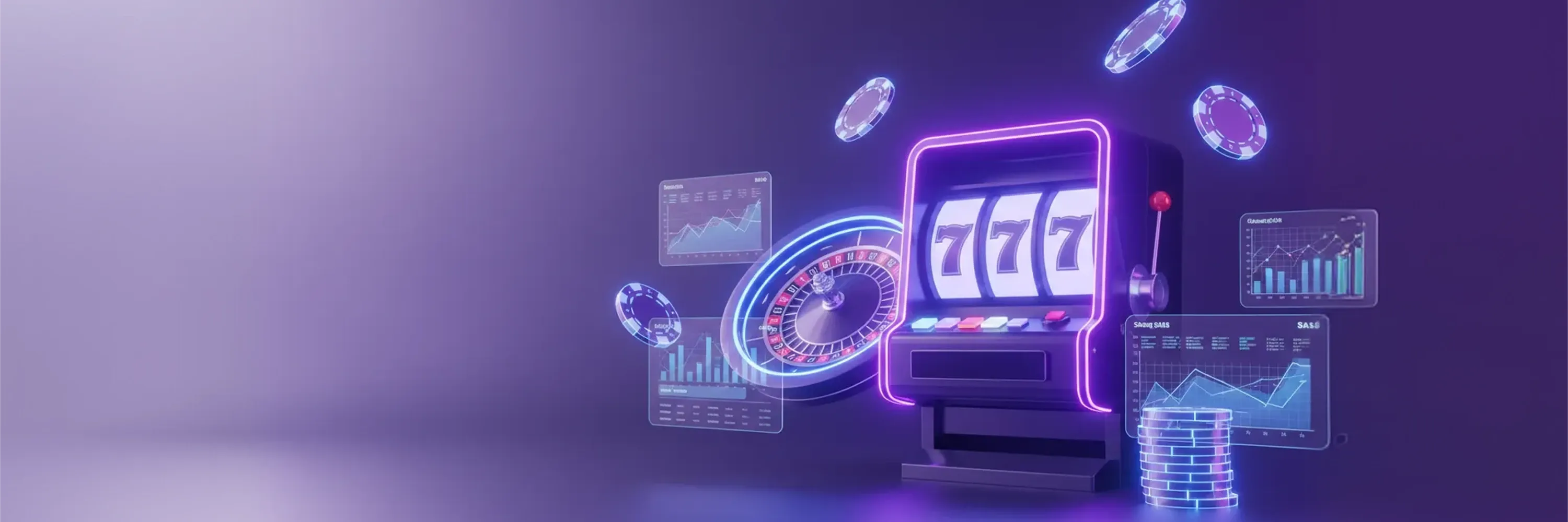 Online casino slot machine with gaming analytics and performance dashboards